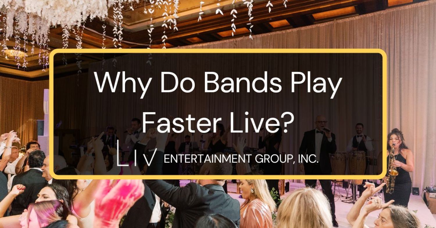 Why Do Bands Play Faster Live?
