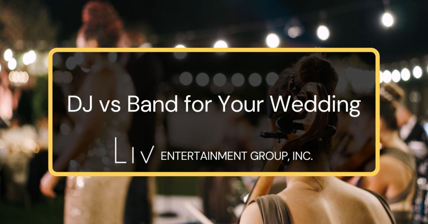 DJ vs Band for Your Wedding