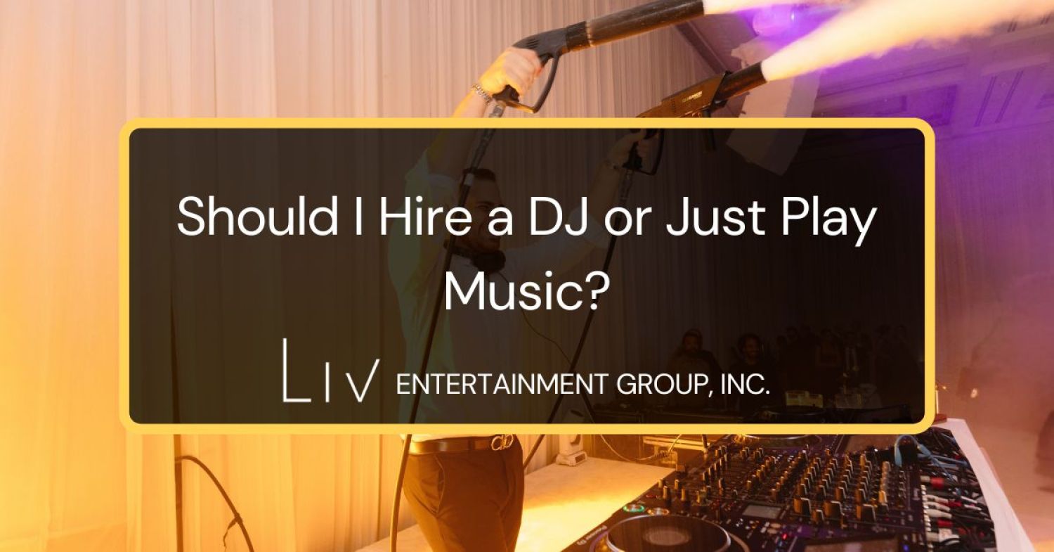 Should I Hire a DJ or Just Play Music?