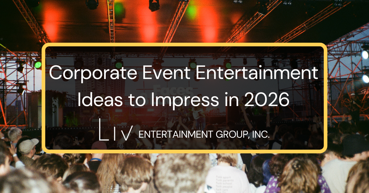 Corporate Event Entertainment Ideas to Impress in 2026
