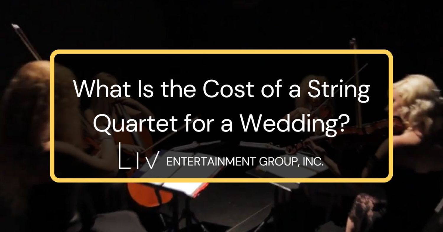 What Is the Cost of a String Quartet for a Wedding?