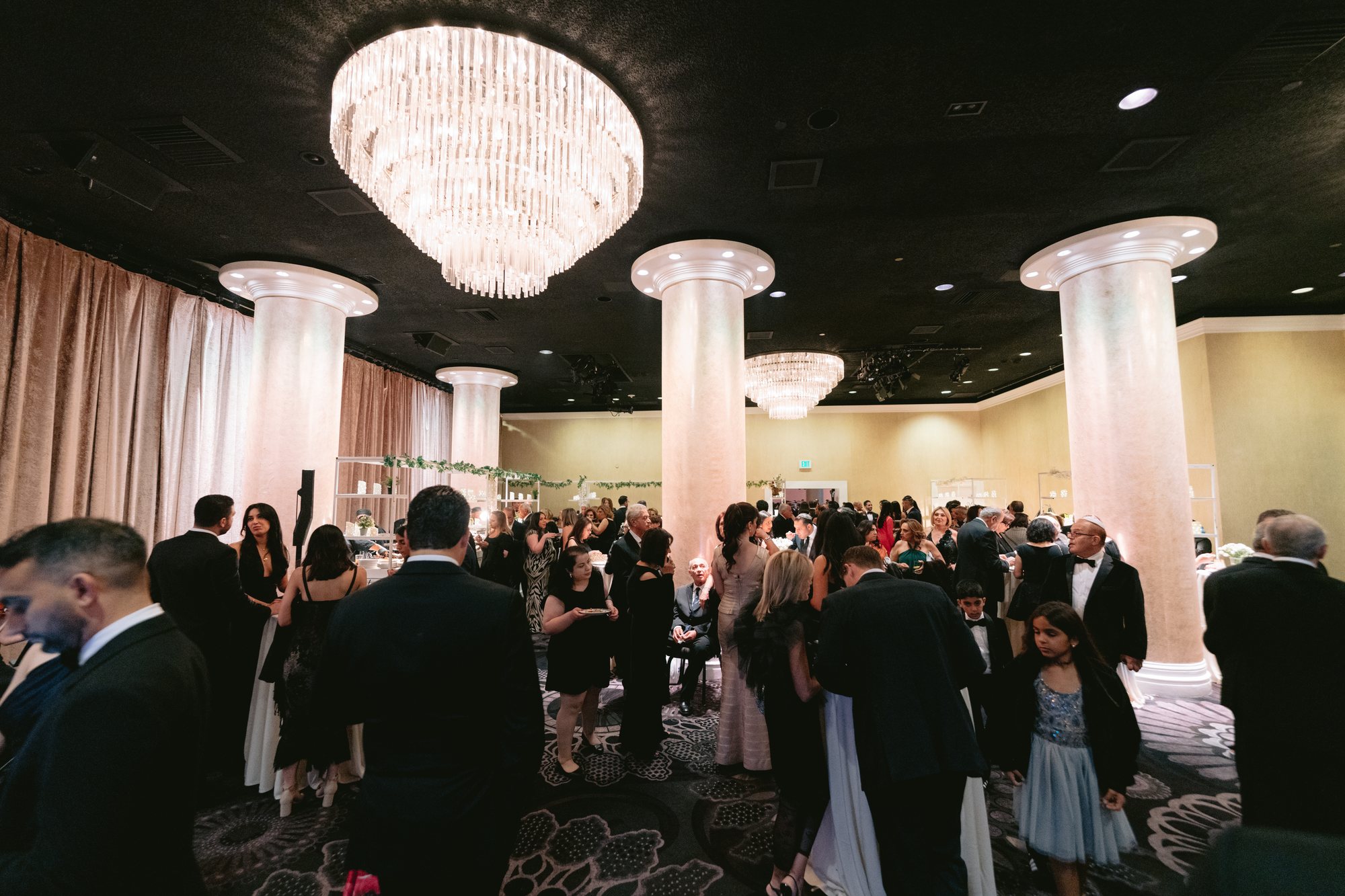 LIV Entertainment event setup at the Beverly Hilton