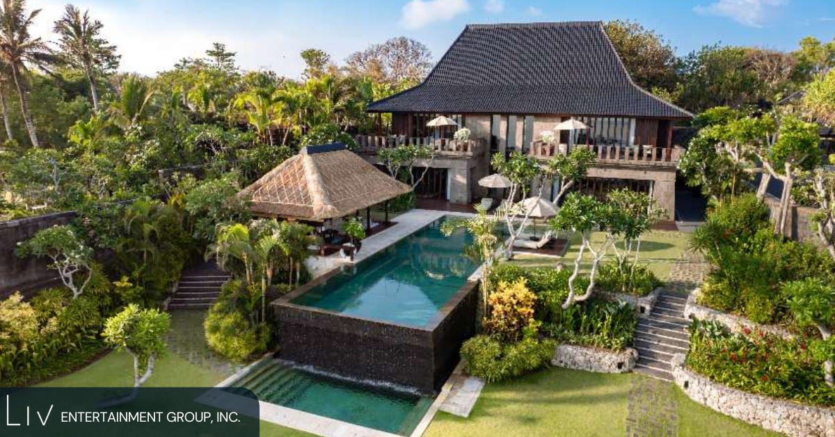 The Bulgari Resort villa and infinity pool in Bali, Indonesia