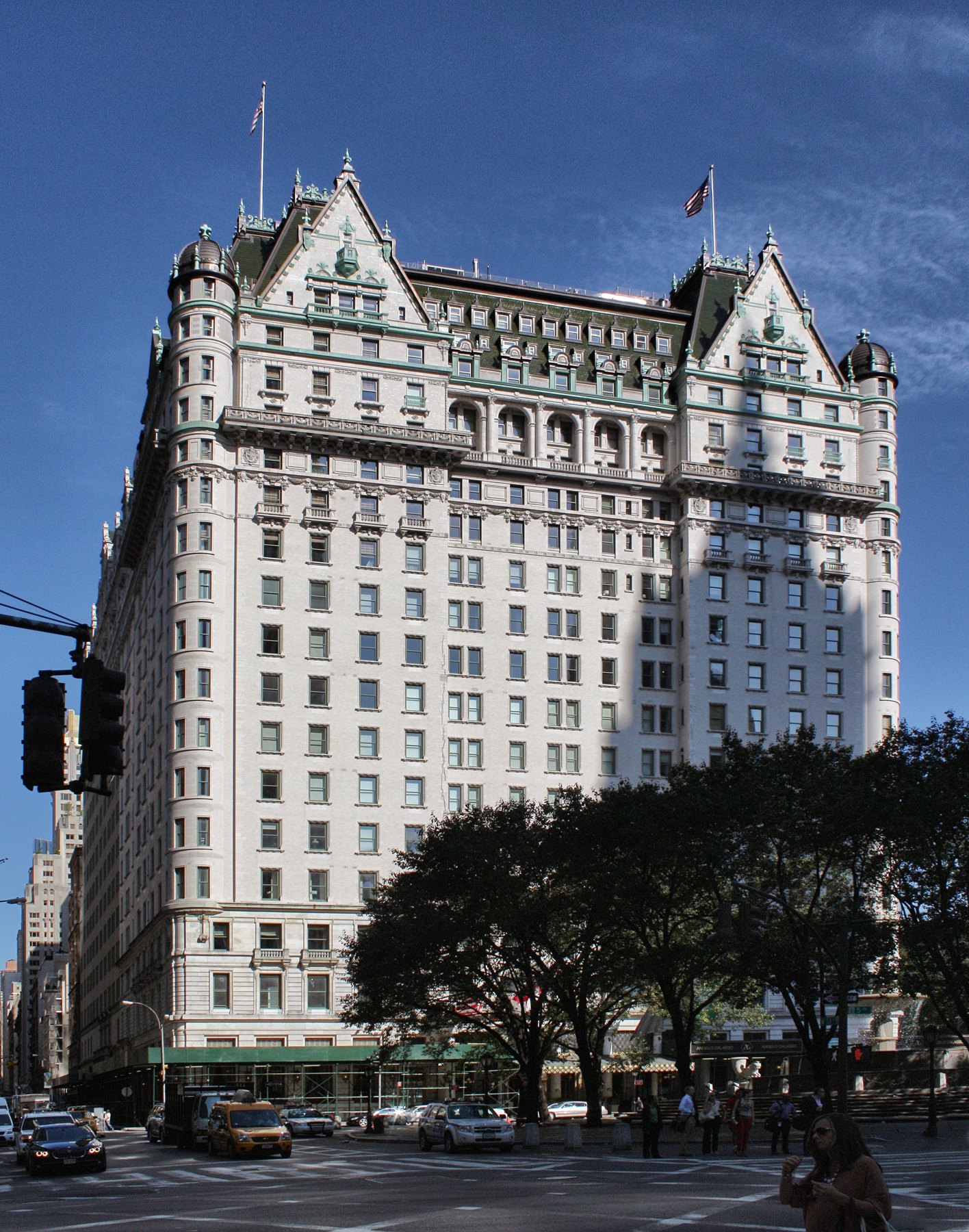 The Plaza Hotel on Fifth Avenue in Manhattan, New York City